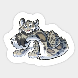 Snow Leopard Homph Sticker